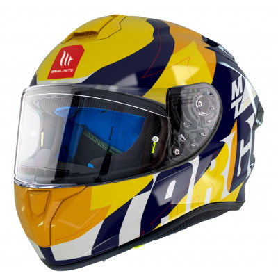 Κράνος μηχανής MT TARGO PRO BIGER GLOSS PEARL BLUE